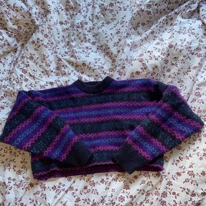 purple vintage sweater